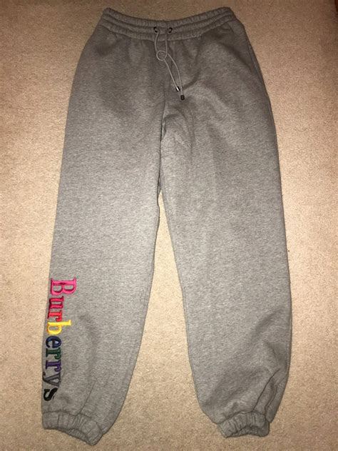 burberry sweatpants rainbow|burberry cashmere sweatpants.